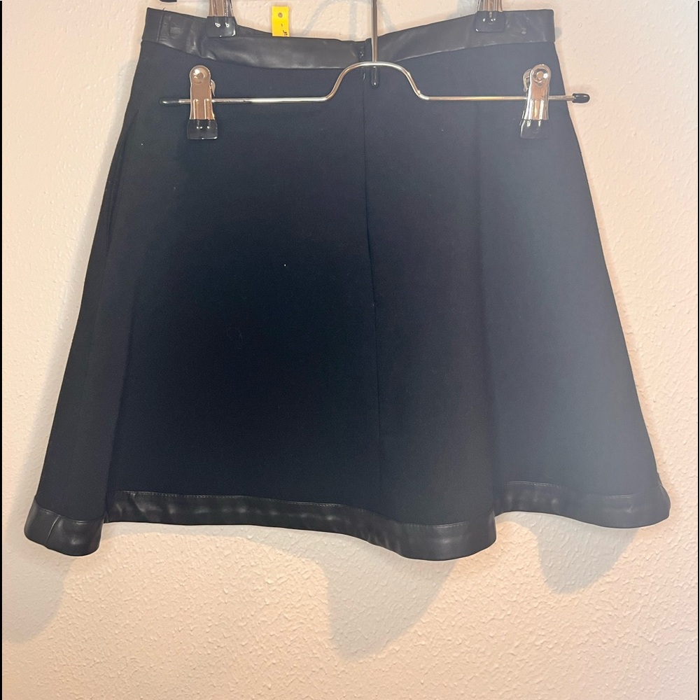 Black miniskirt